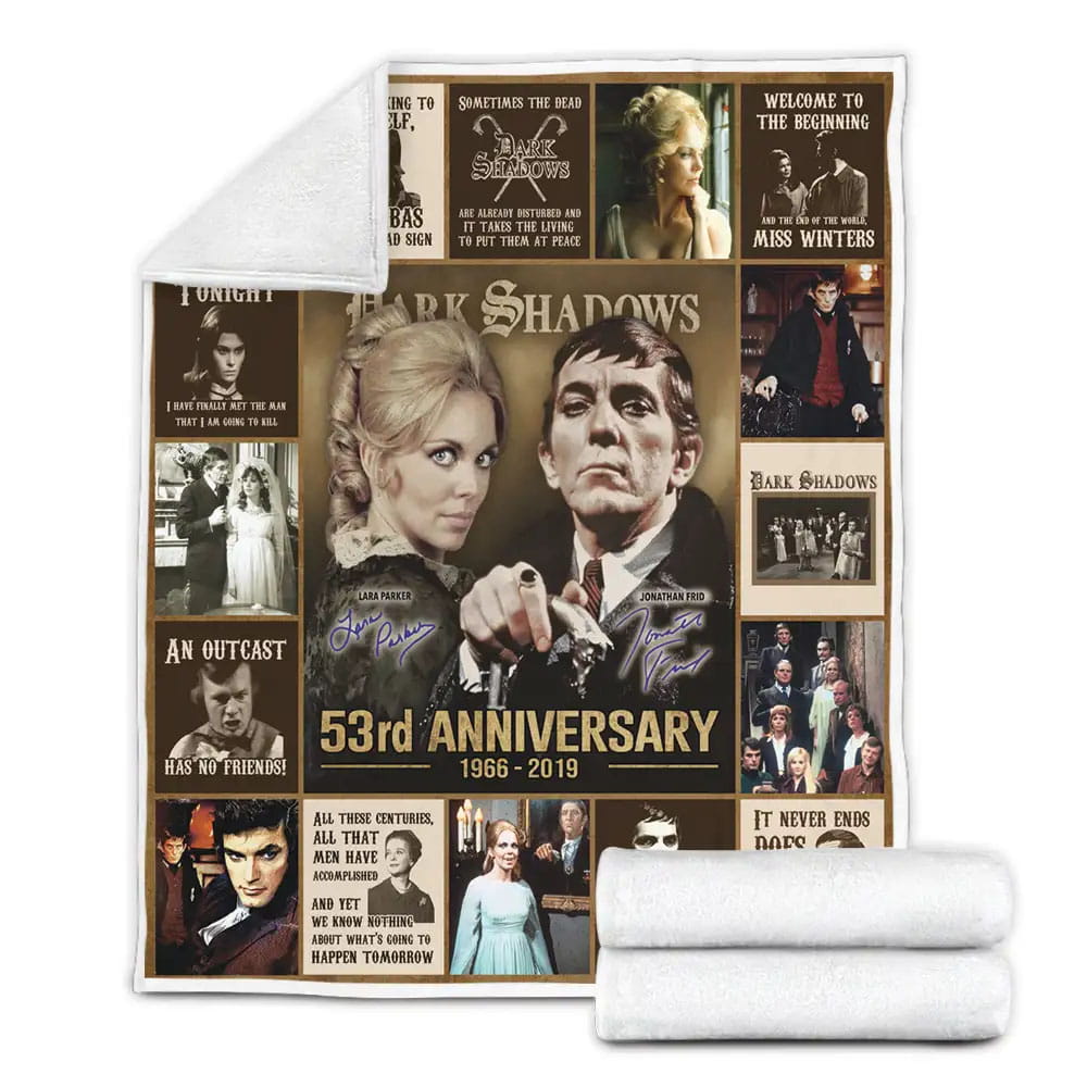 Dark Shadows 1966 Fleece Blanket Gift For Mothers Day Fathers Day