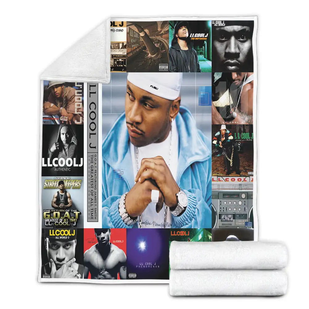 Cool J Fleece Blanket Gift For Mothers Day Fathers Day