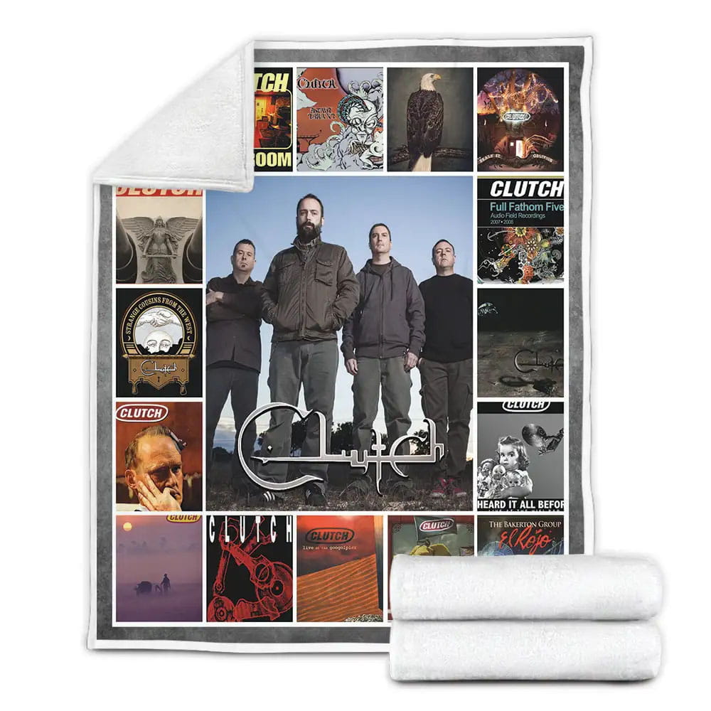 Clutch Albums Cover Poster Fleece Blanket Gift For Birthday Halloween Christmas