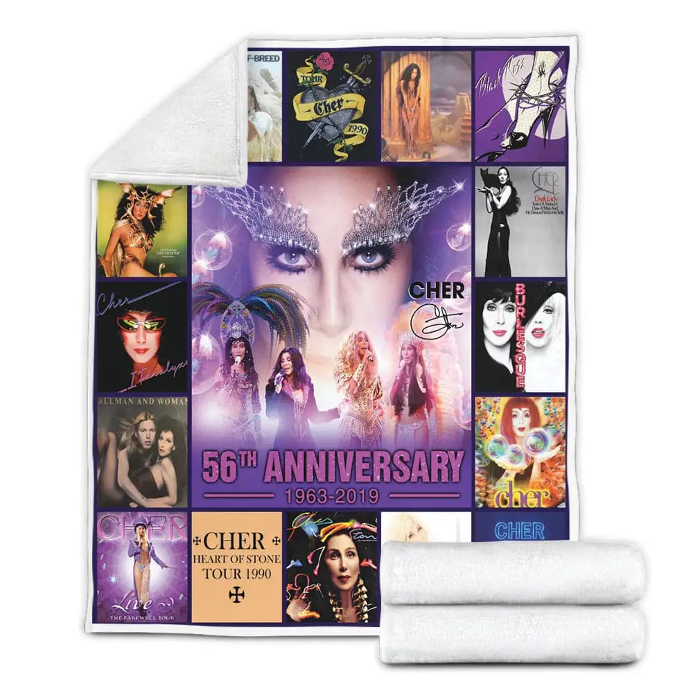 Cher Fleece Blanket Gift For Wife Husband Besties