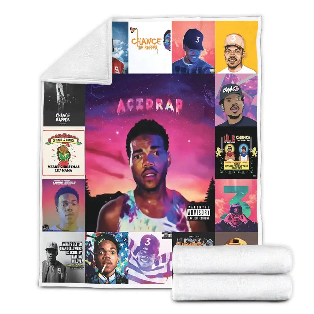 Chance The Rapper Fleece Blanket Gift For Mothers Day Fathers Day