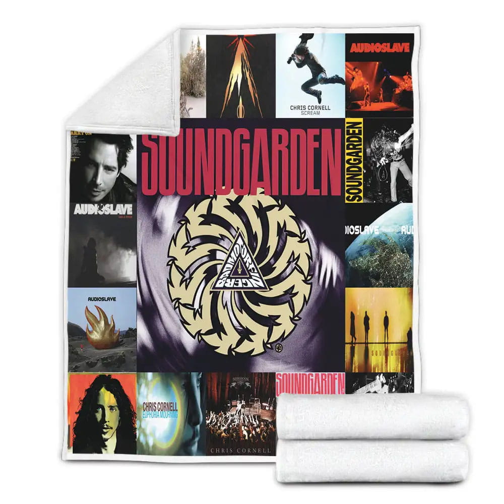 Chris Cornell Albums Fleece Blanket Gift For Birthday Halloween Christmas
