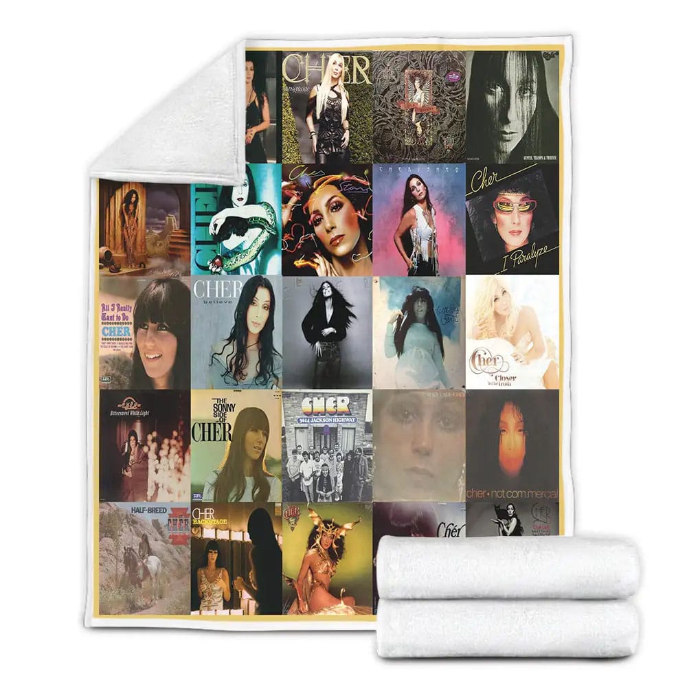 Cher Albums Fleece Blanket Perfect 
