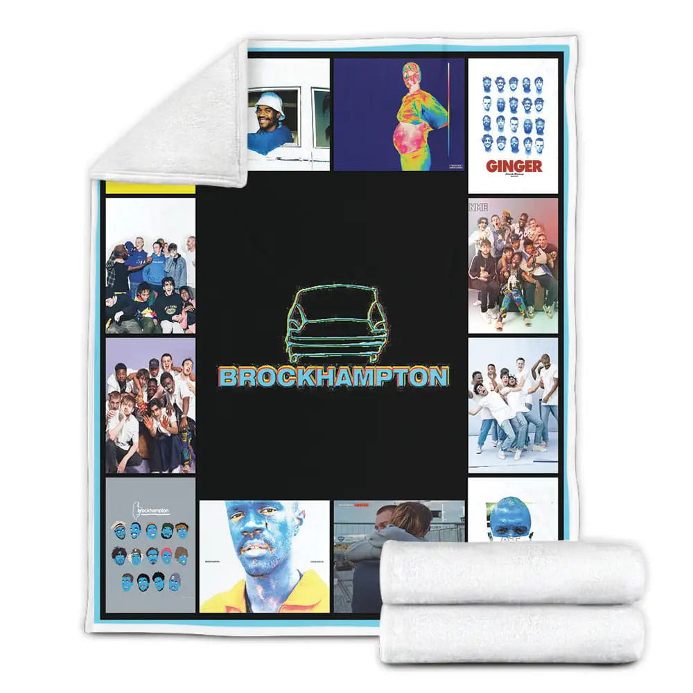 Brockhampton Fleece Blanket Gift For Birthday Halloween Christmas