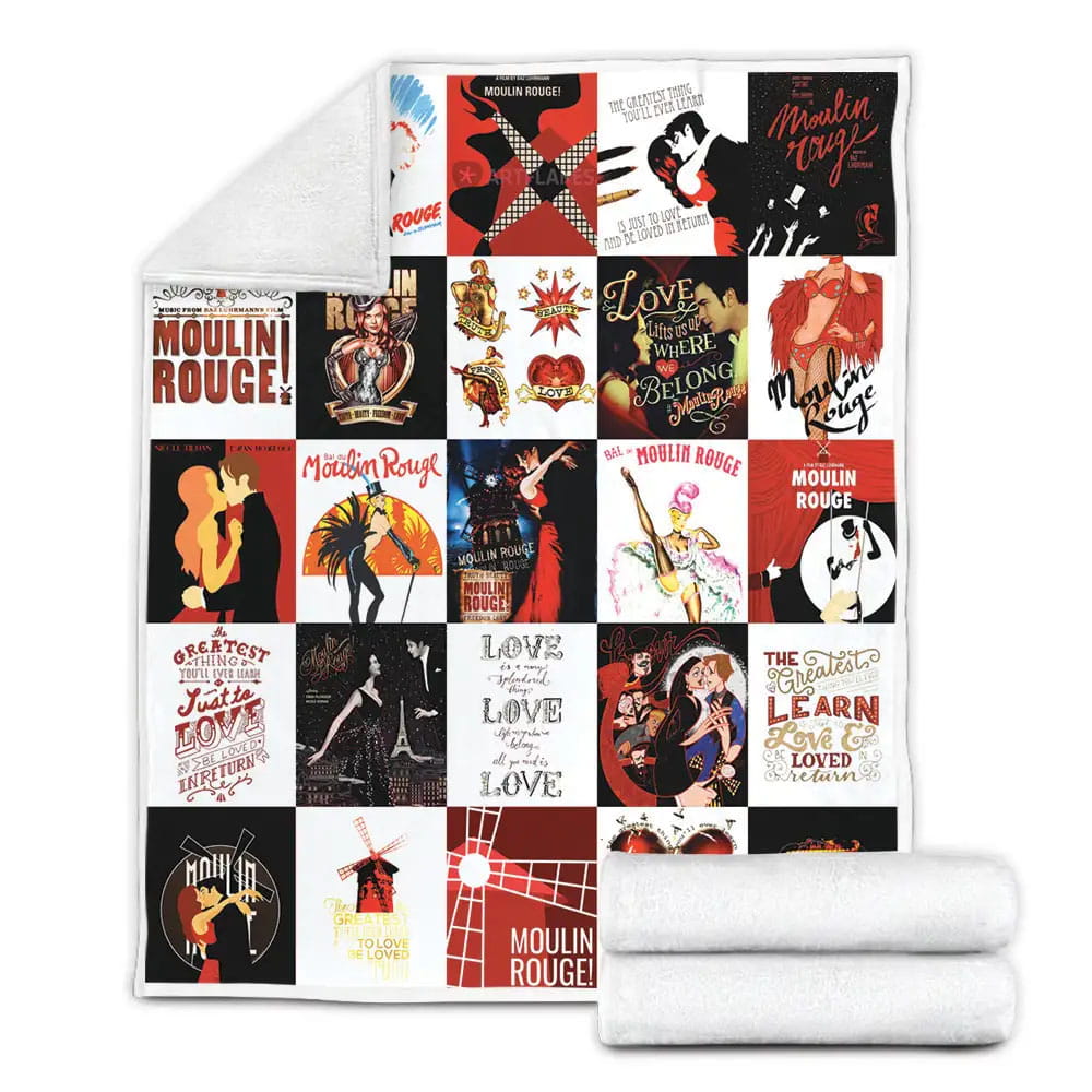 Broadway  Moulin Rouge! The Musical Fleece Blanket Perfect 