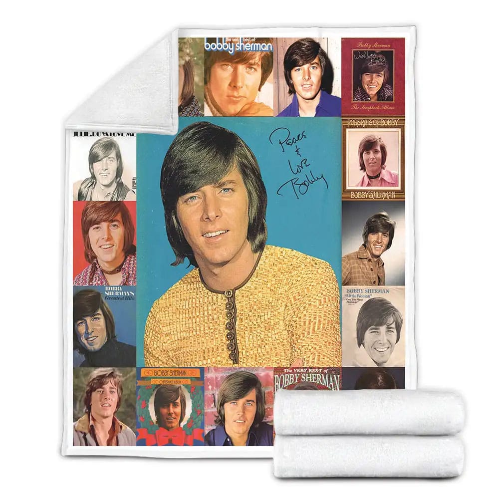 Bobby Sherman Fleece Blanket Gift For Mothers Day Fathers Day