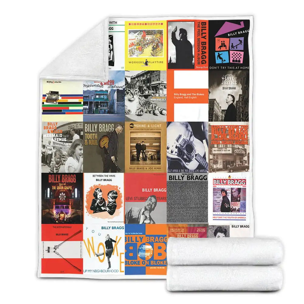 Billy Bragg Fleece Blanket Gift For Wife Husband Besties