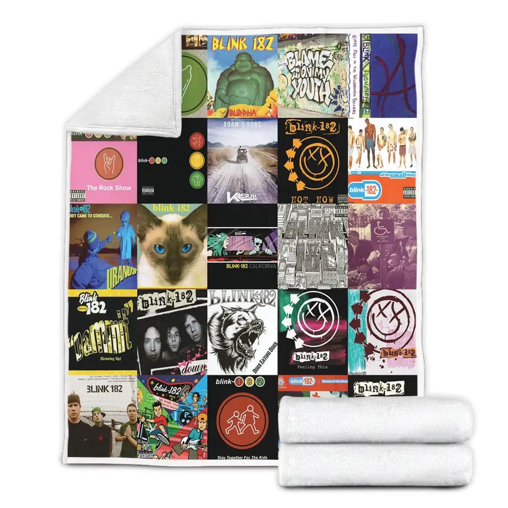 Blink-182 Albums Fleece Blanket Perfect 