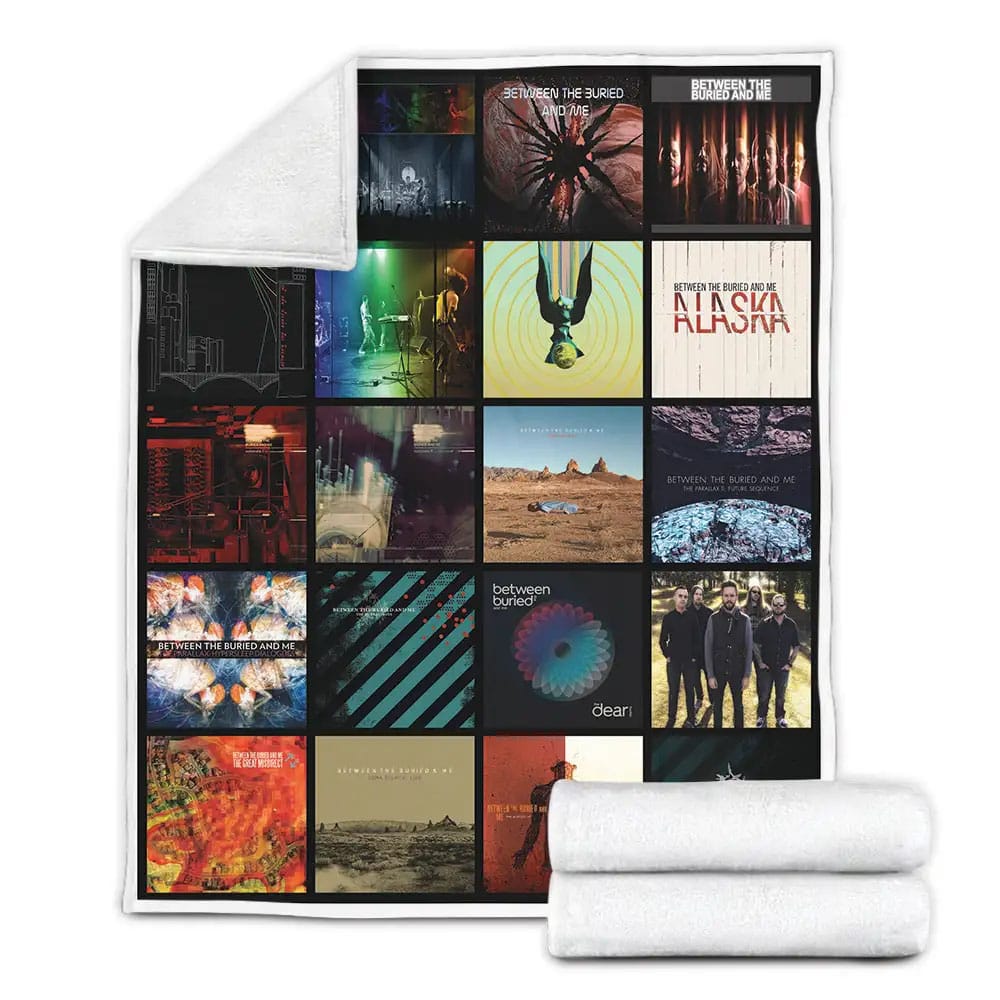 Between The Buried And Me Fleece Blanket Gift For Wife Husband Besties