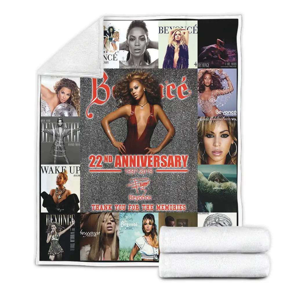 Beyonce Fleece Blanket Gift For Birthday Halloween Christmas