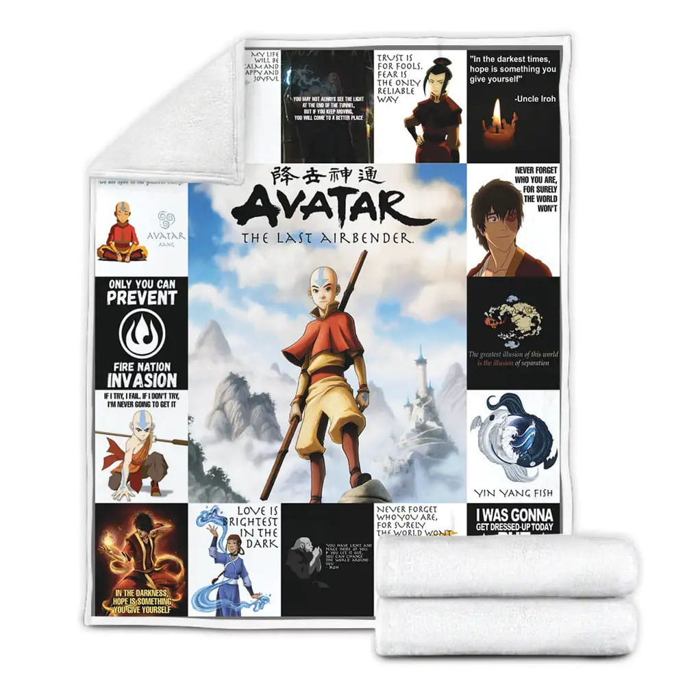 Avatar The Last Airbender Fleece Blanket Perfect 