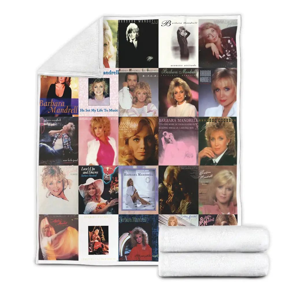 Barbara Mandrell Fleece Blanket Gift For Wife Husband Besties