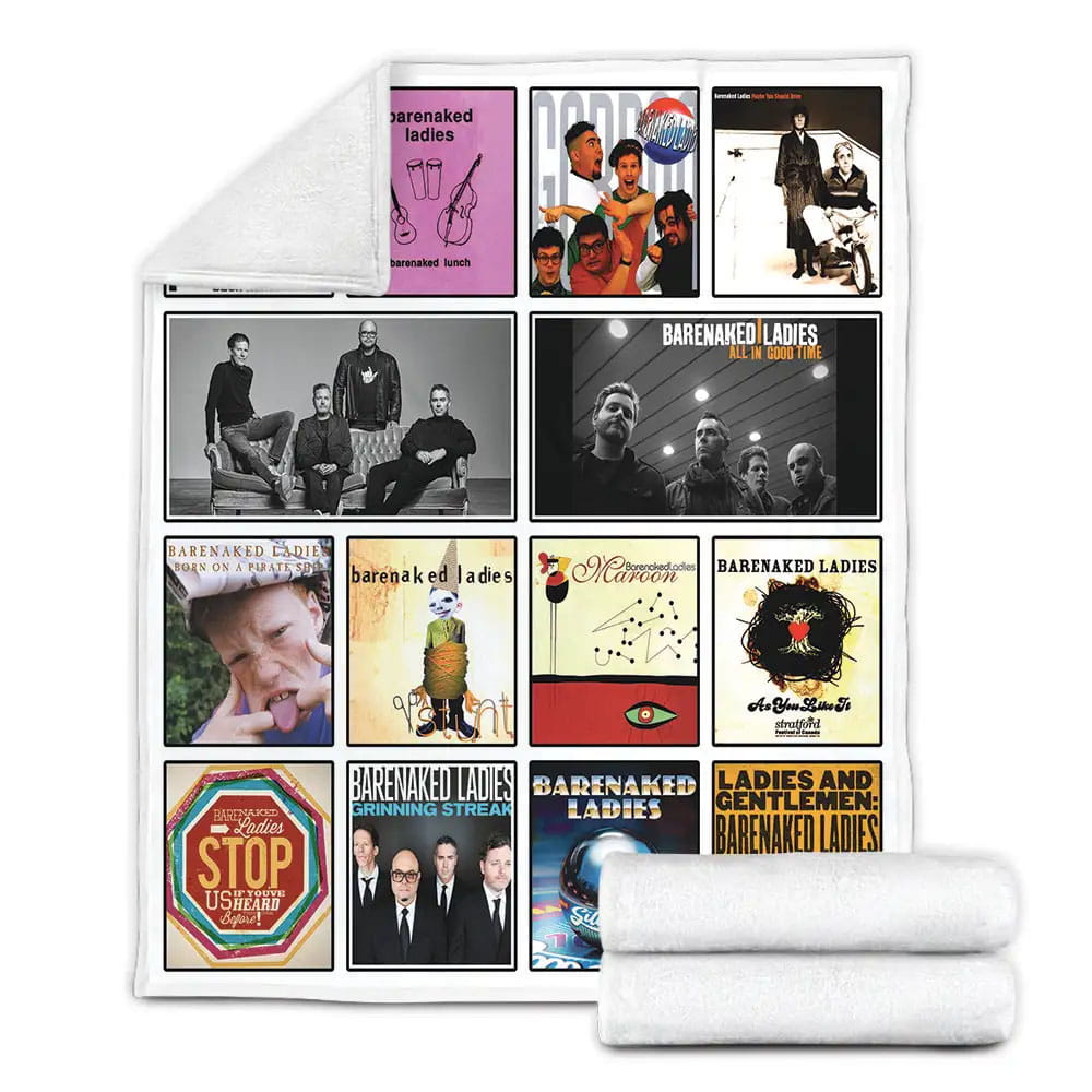 Barenaked Ladies Album Covers Fleece Blanket Gift For Mothers Day Fathers Day