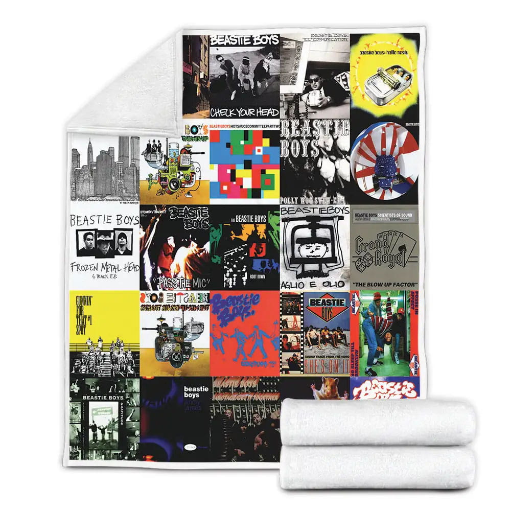 Beastie Boys Album Covers Fleece Blanket Gift For Wife Husband Besties