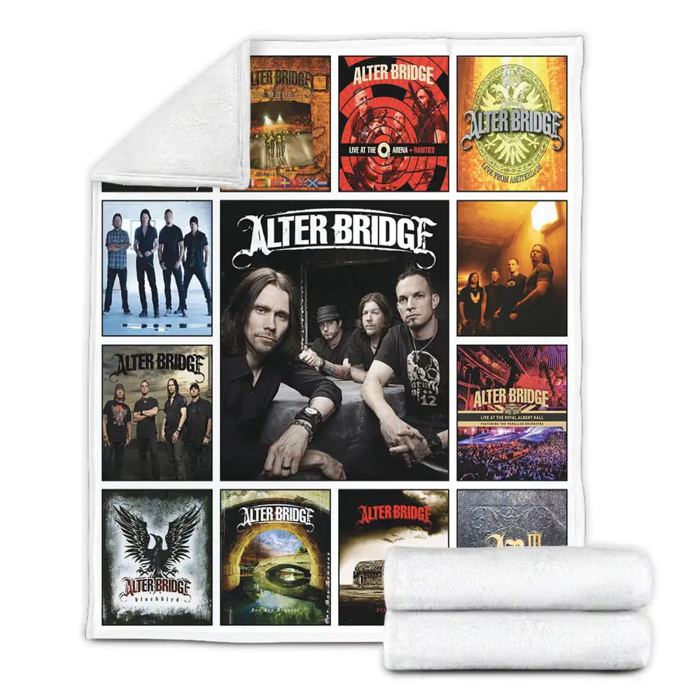 Alter Bridge Albums Fleece Blanket Gift For Mothers Day Fathers Day