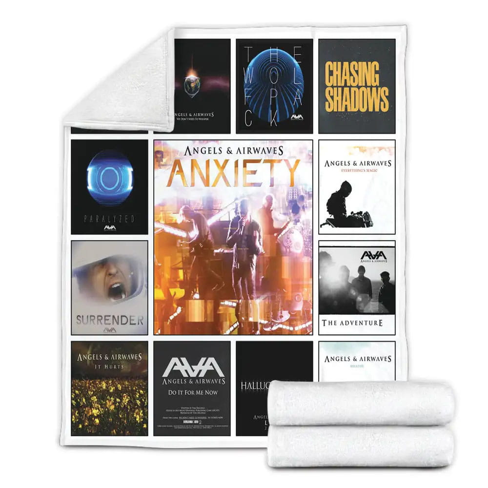 Angels Airwaves Albums Fleece Blanket Gift For Birthday Halloween Christmas