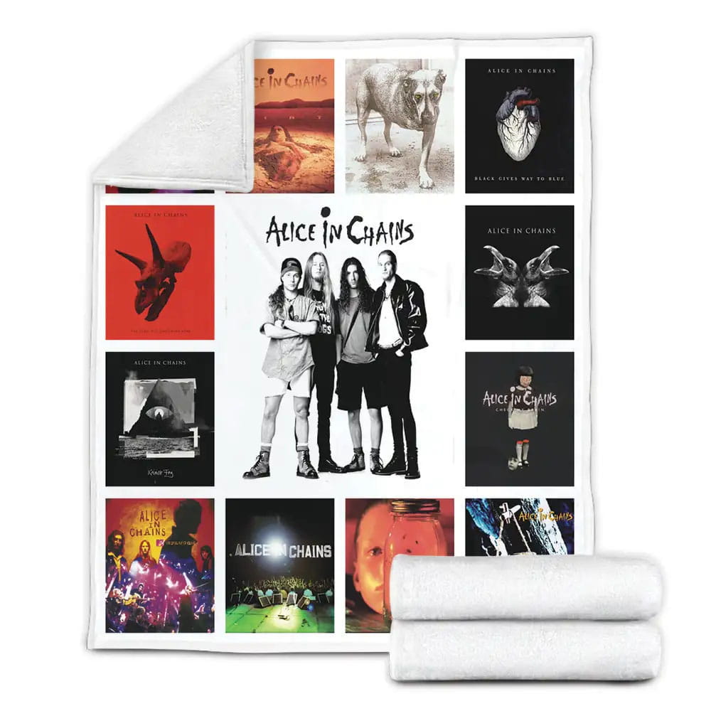 Alice In Chains Fleece Blanket Gift For Mothers Day Fathers Day