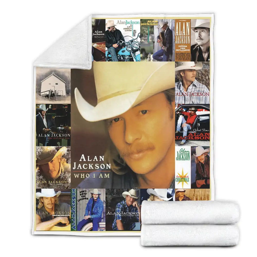 Alan Jackson Fleece Blanket Perfect 