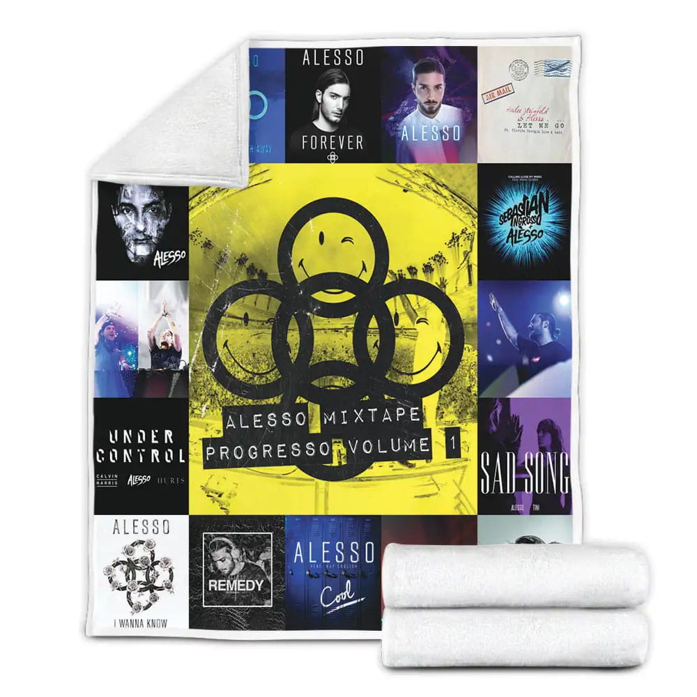 Alesso Albums Fleece Blanket Gift For Birthday Halloween Christmas