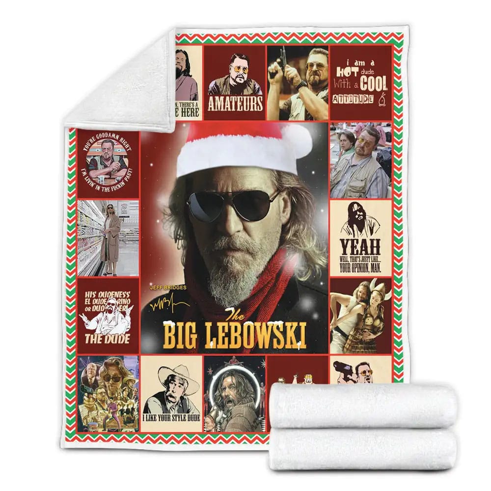 The Big Lebowski Fleece Blanket Gift For Mothers Day Fathers Day