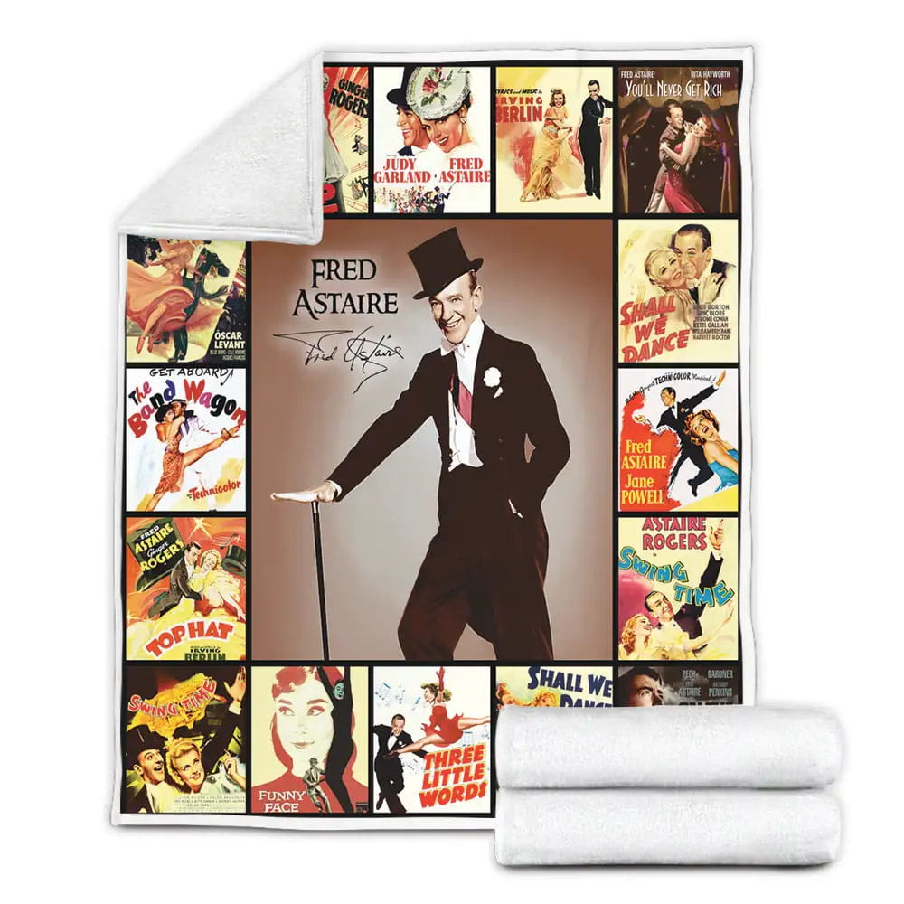 Fred Astaire Fleece Blanket Perfect 