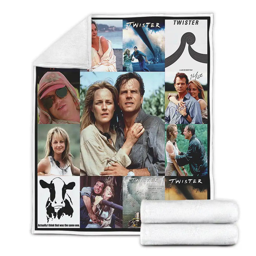 Twister Fleece Blanket Gift For Besties