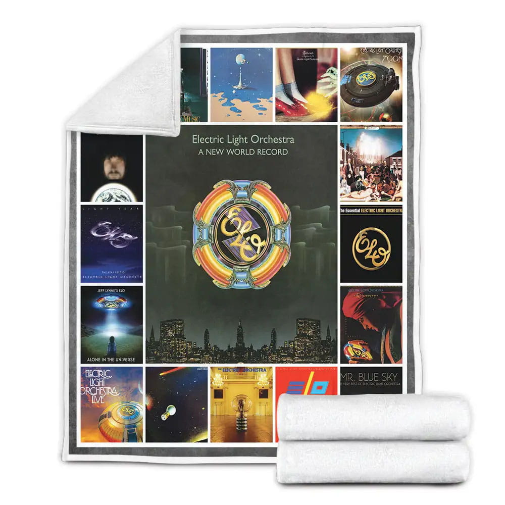 Electric Light Orchestra Fleece Blanket Gift For Birthday Halloween Christmas