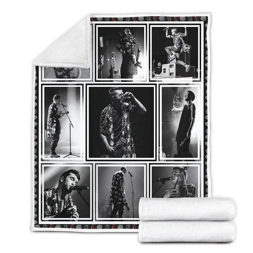 Twenty One Pilots Sherpa Fleece Blanket Gift For Mothers Day Fathers Day