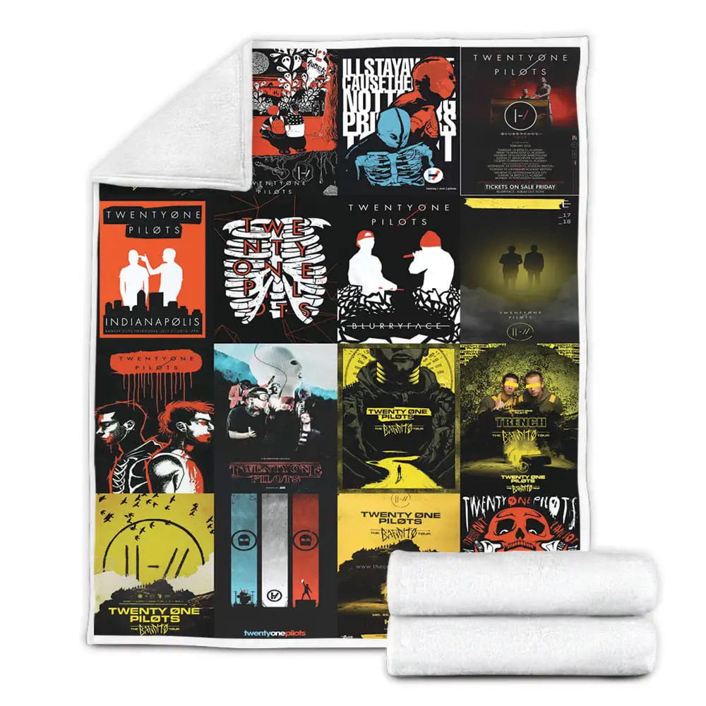 Twenty One Pilots Fleece Blanket 