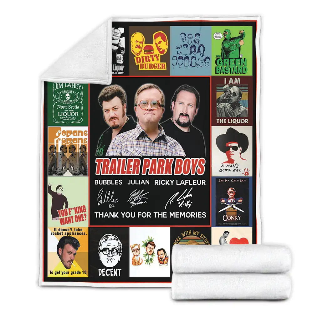 Trailer Park Boys Fleece Blanket Gift For Mothers Day Fathers Day