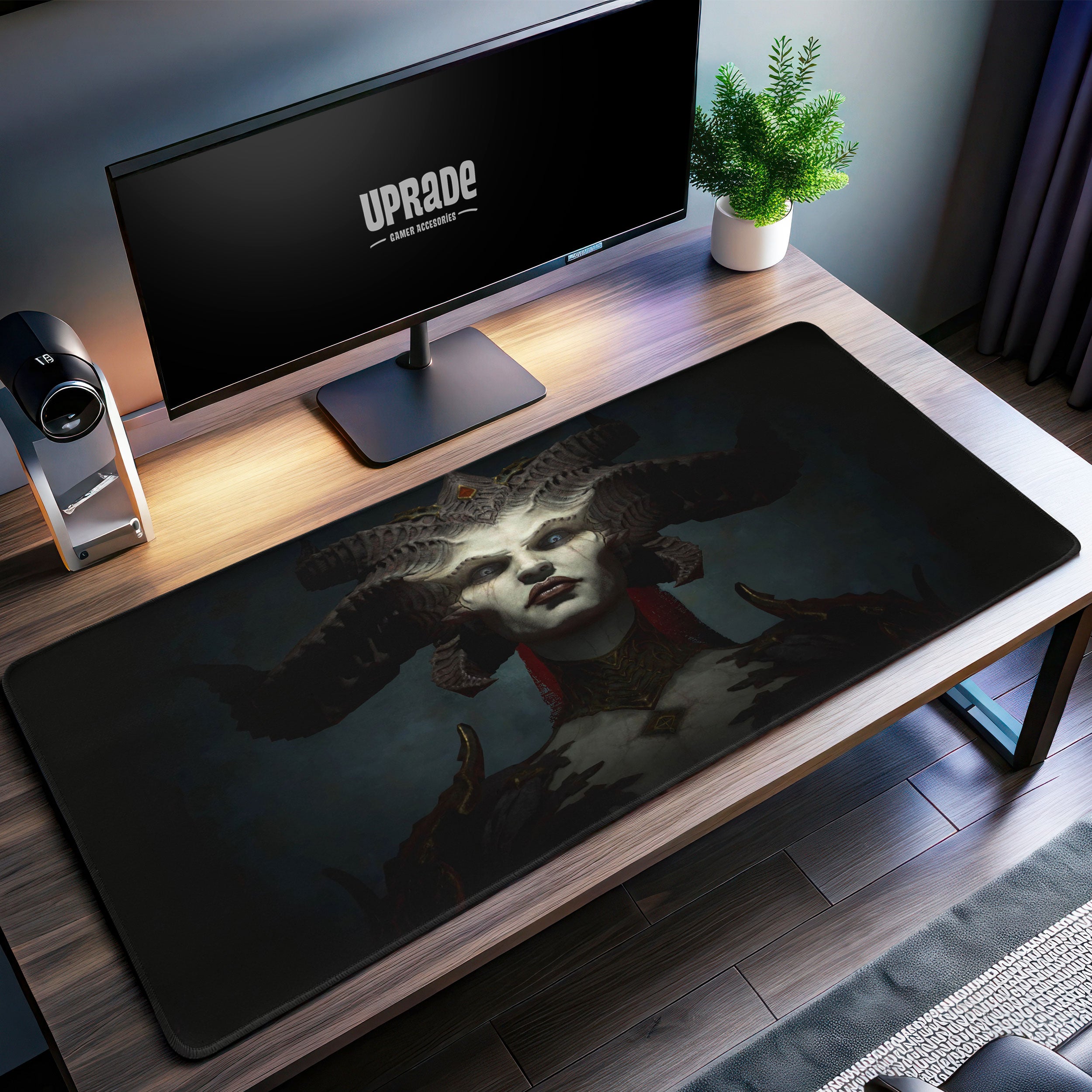 Allleftout Lilith Dark Majesty Desk Mat, Diablo Iv Iconic Mouse Pad