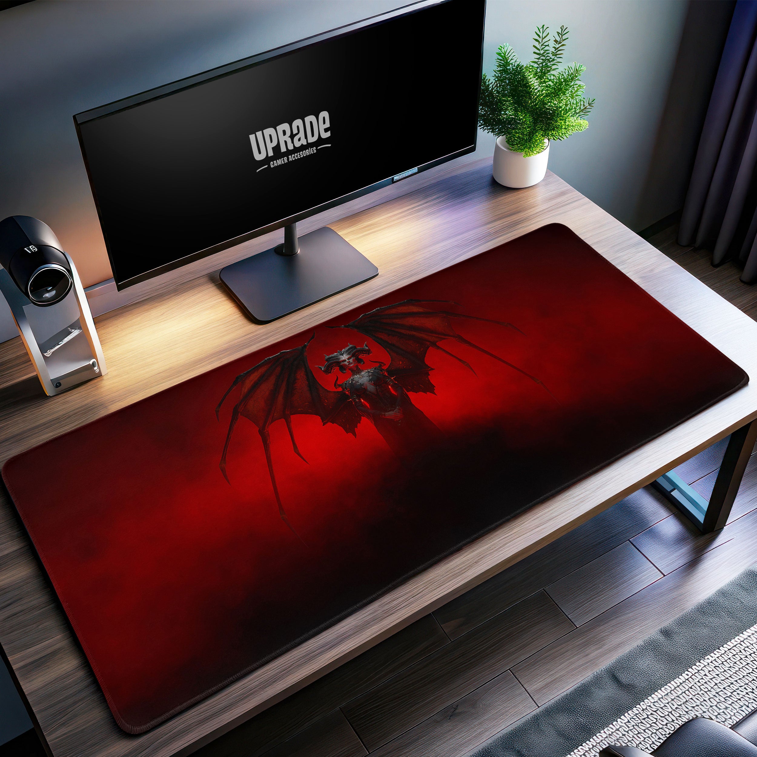 Allleftout Lilith Rising Desk Mat, Diablo Iconic Mouse Pad