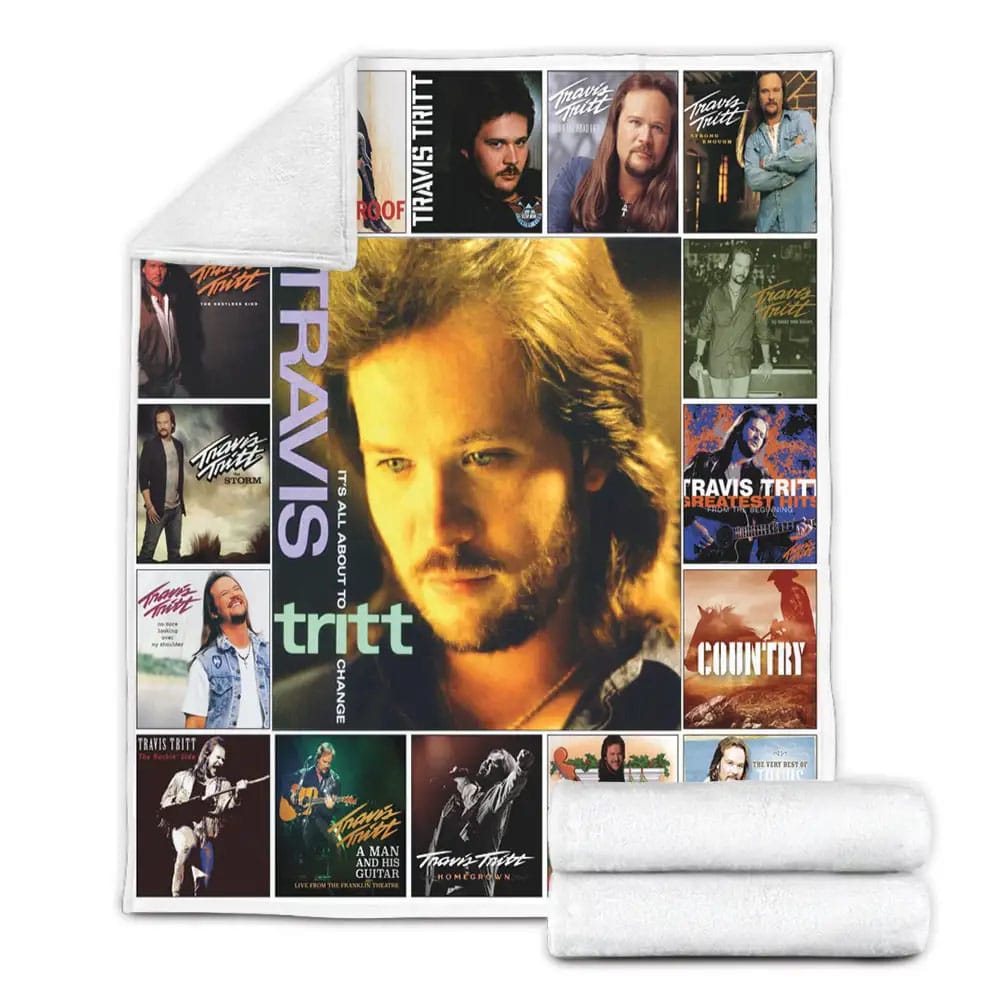 Travis Tritt Fleece Blanket 