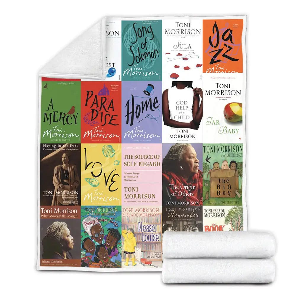 Toni Morrison Books Fleece Blanket Gift For Besties