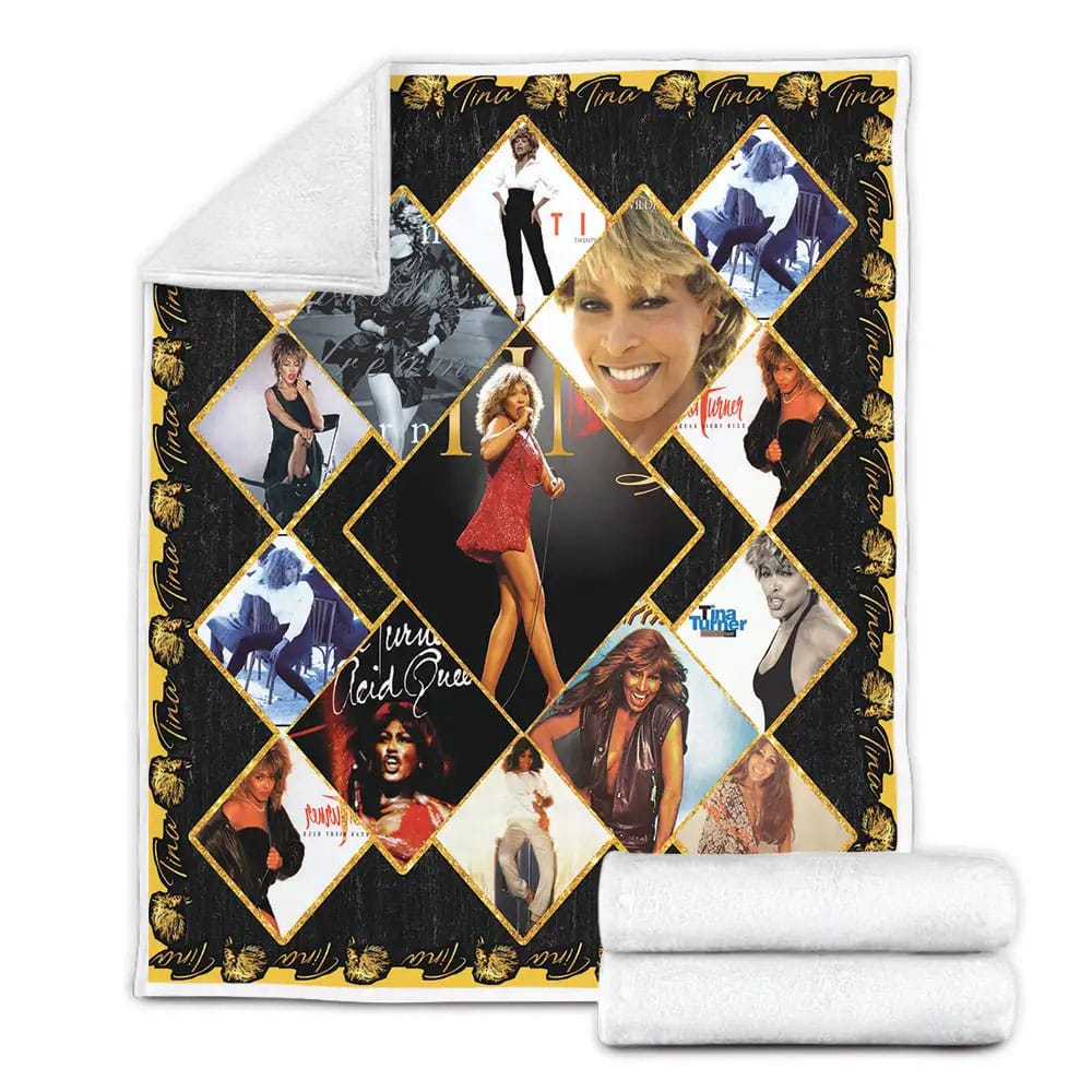 Tina Turner Fleece Blanket 
