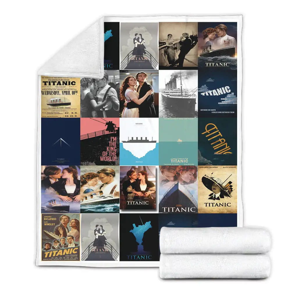 Titanic Fleece Blanket Gift For Besties