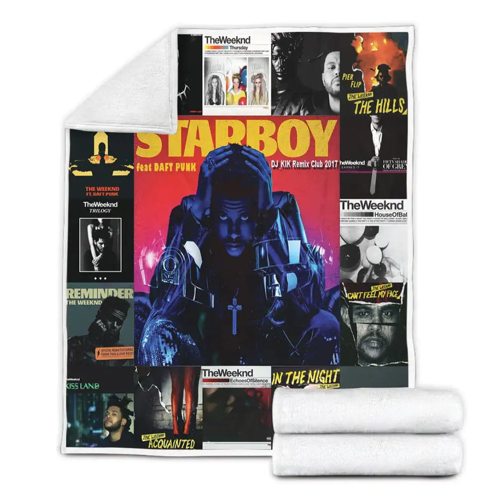 The Weeknd Albums Fleece Blanket 