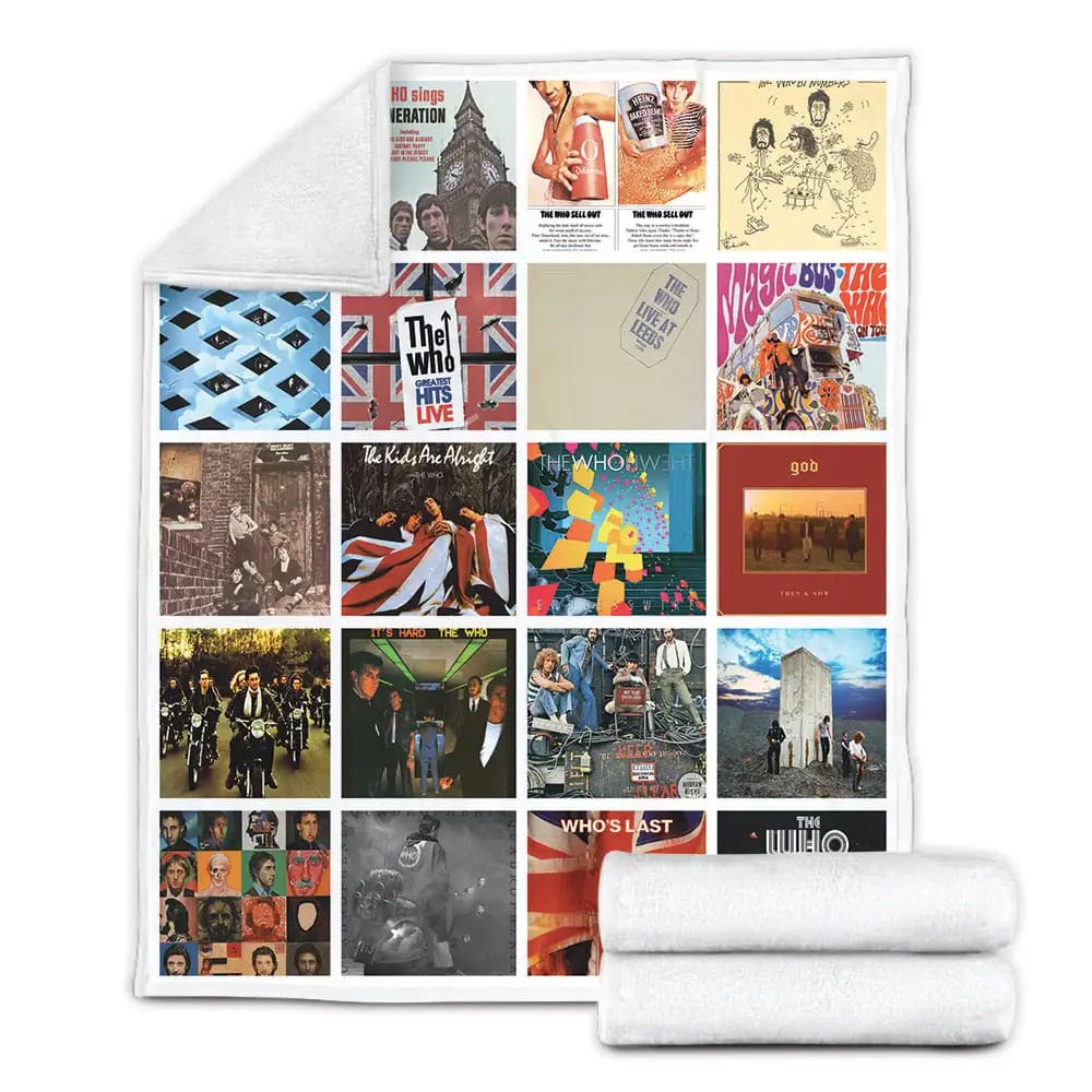 The Who Fleece Blanket Gift For Birthday Halloween Christmas