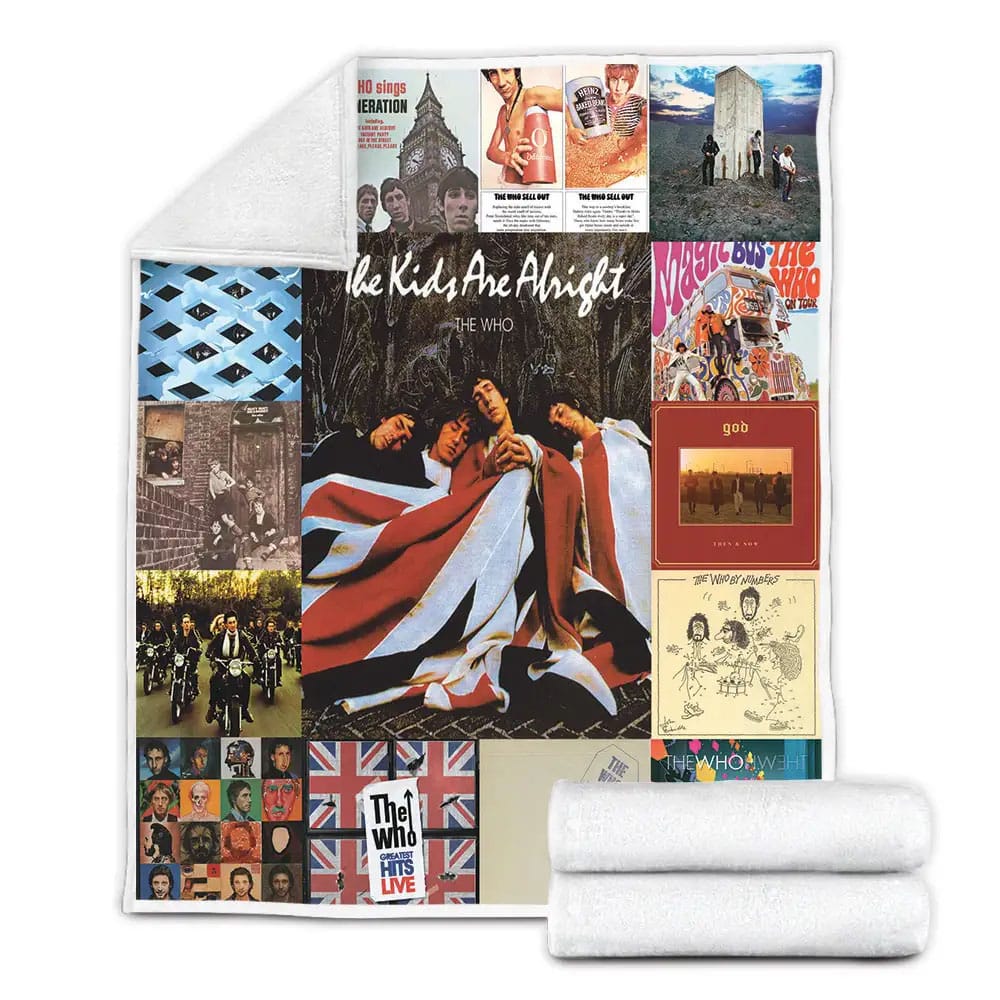 The Who Fleece Blanket Gift For Mothers Day Fathers Day