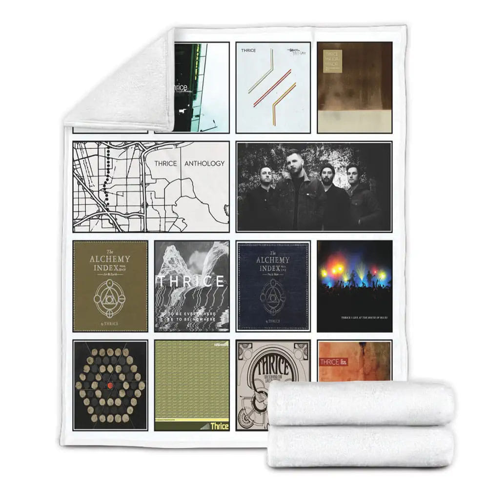 Thrice Fleece Blanket Gift For Wife Husband