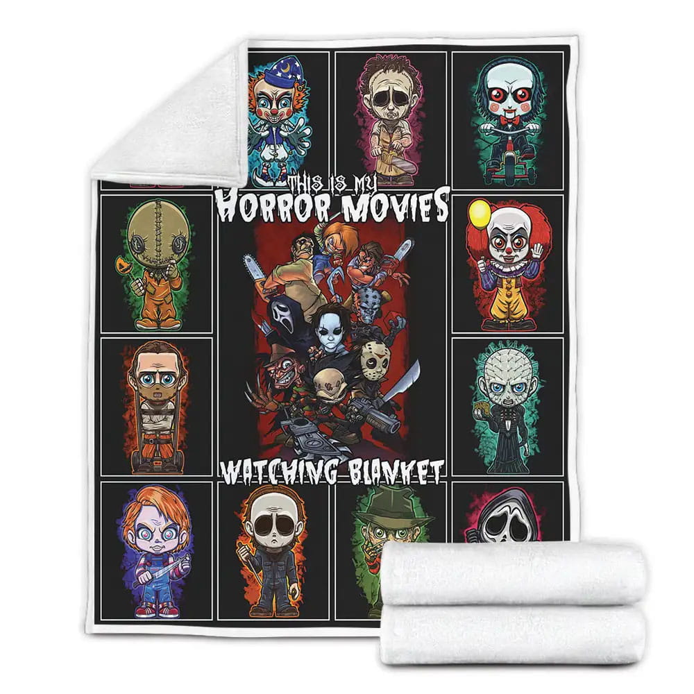 This Is My Horror Movies Fleece Blanket 