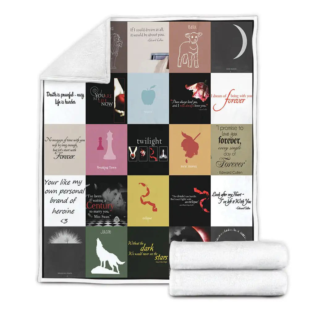 The Twilight Sagas Fleece Blanket Gift For Mothers Day Fathers Day