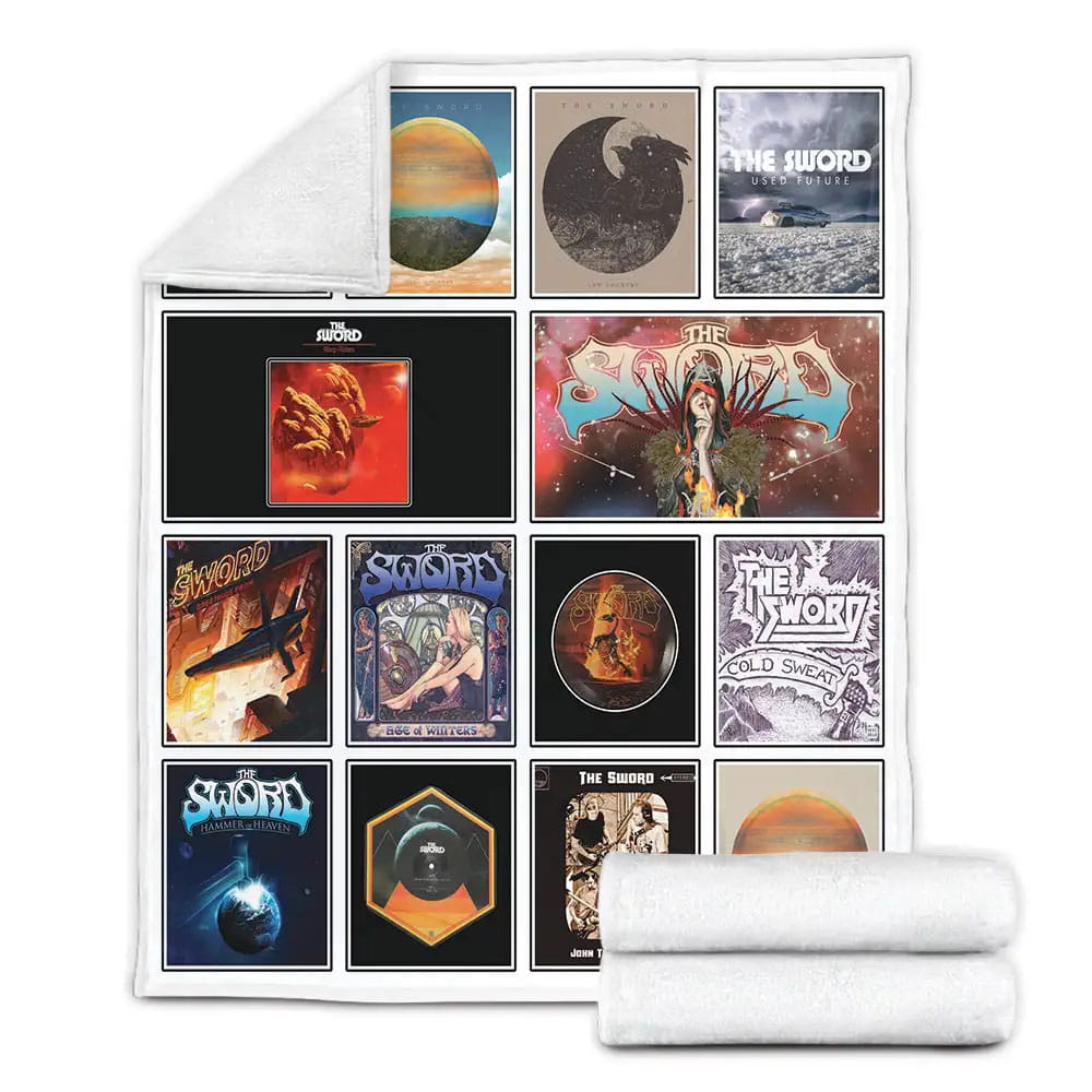 The Sword Album Covers Fleece Blanket 