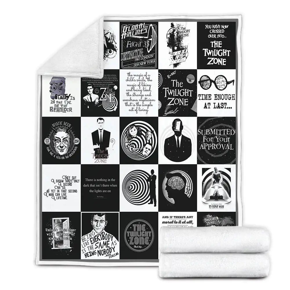 The Twilight Zone Fleece Blanket Gift For Birthday Halloween Christmas
