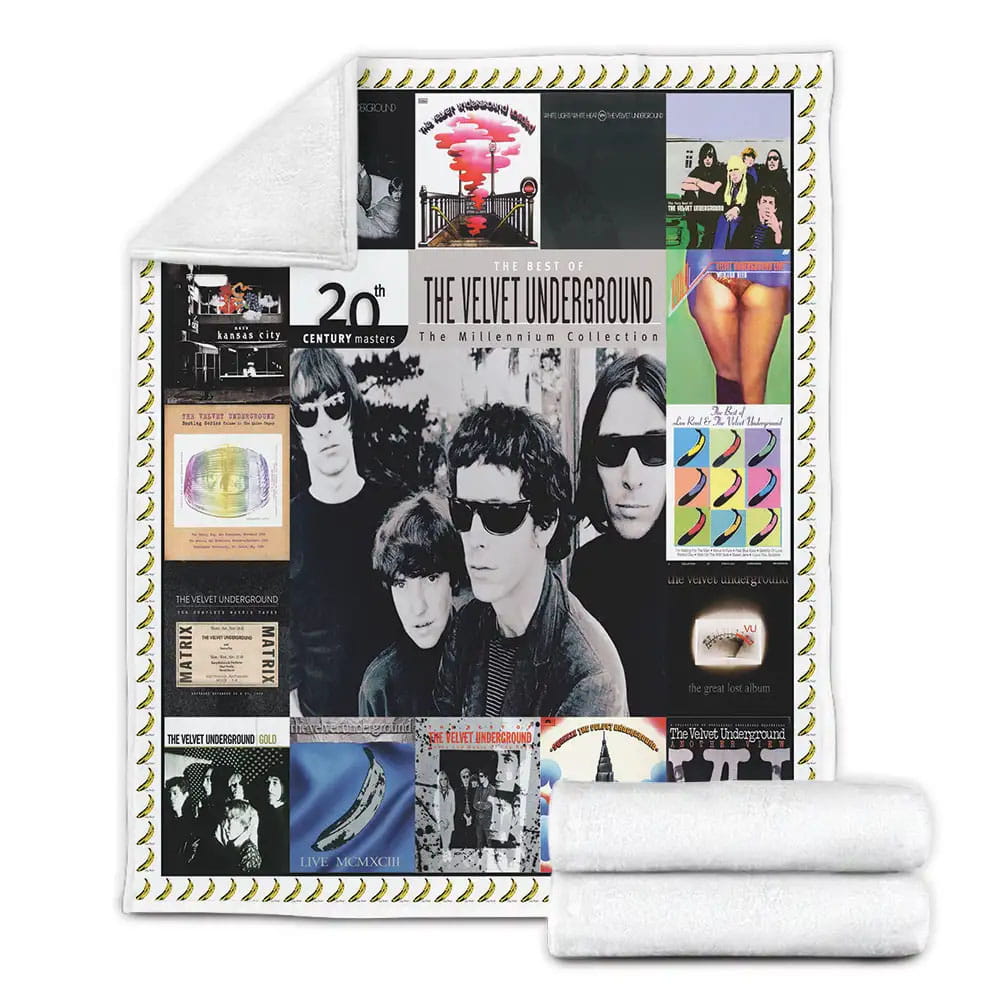 The Velvet Underground Albums Cover Poster Fleece Blanket 