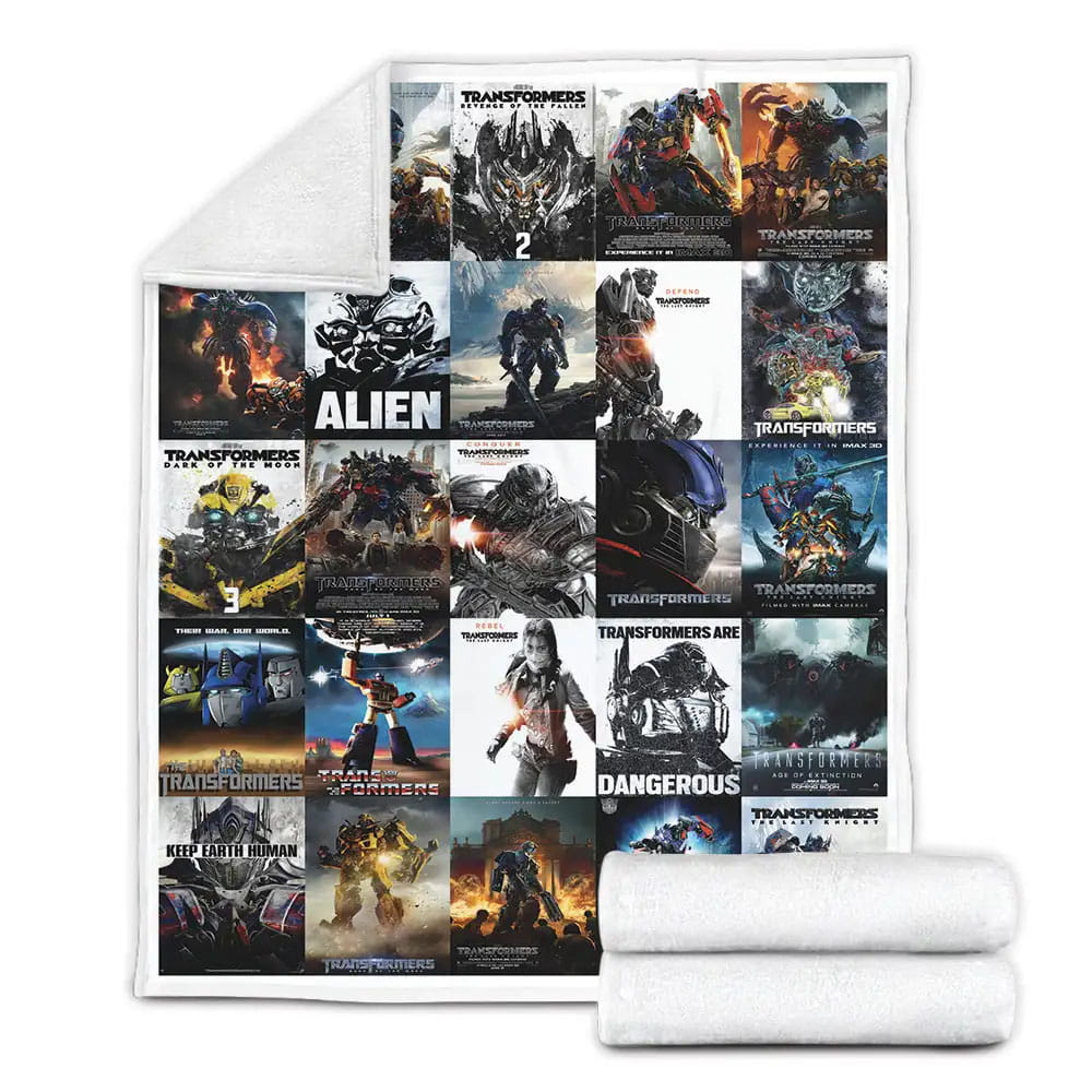 The Transformers Fleece Blanket Gift For Birthday Halloween Christmas