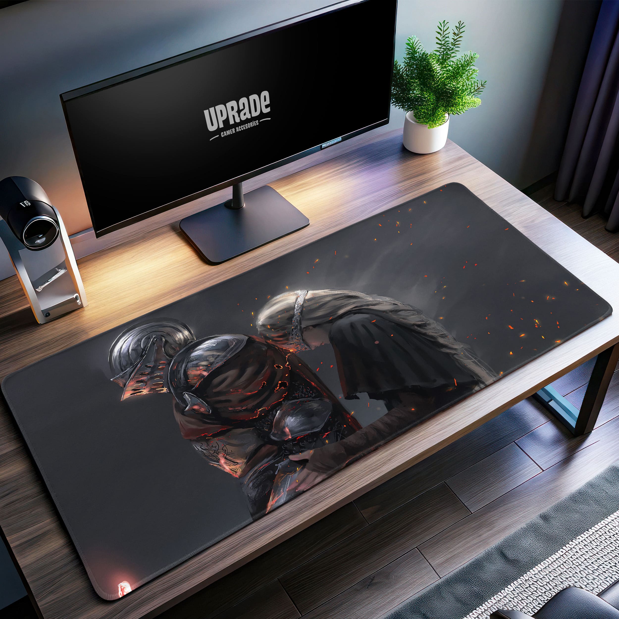 Allleftout Farewell Firekeeper Desk Mat, Dark Souls Tribute Mouse Pad