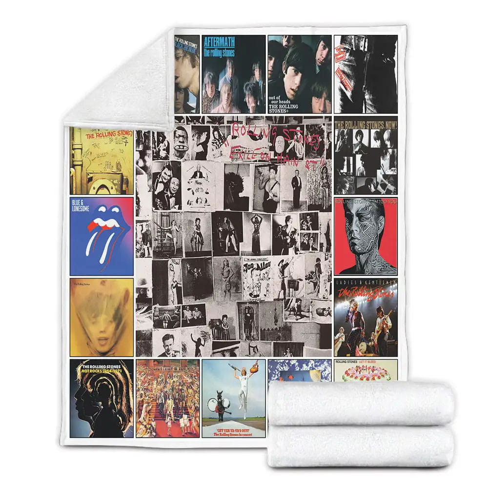 The Rolling Stones Fleece Blanket 