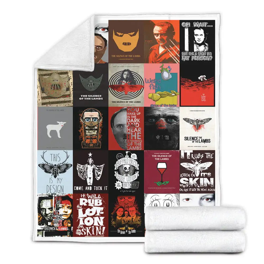 The Silence Of The Lambs Fleece Blanket Gift For Mothers Day Fathers Day