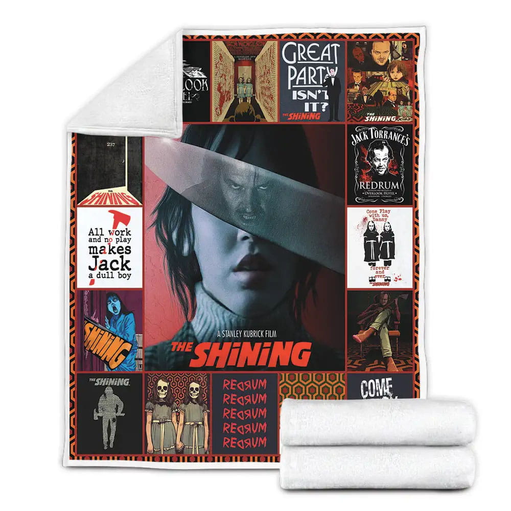 The Shining Poster Fleece Blanket Gift For Mothers Day Fathers Day